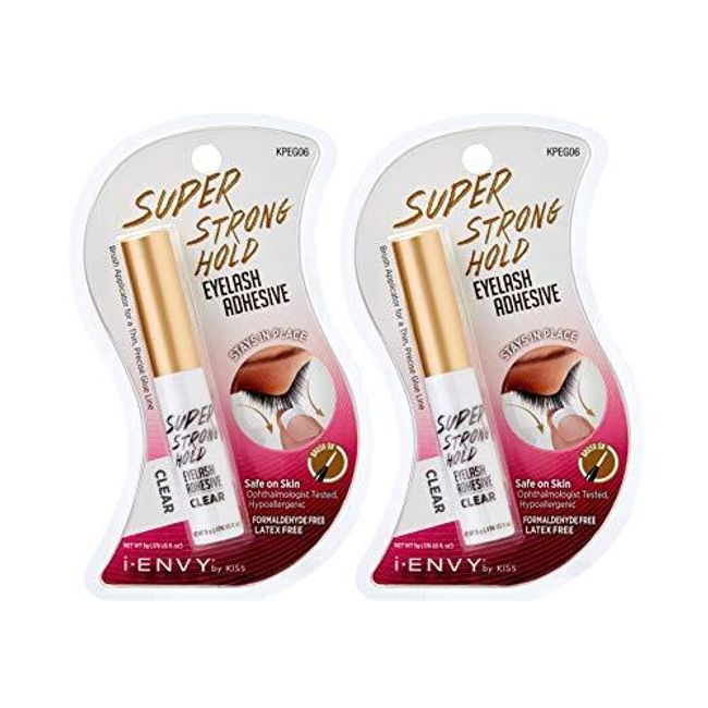 i-Envy by Kiss Super Strong Hold Eyelash Adhesive KPEG06 Brush On Late