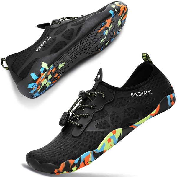 SIXSPACE Fitness Shoes, Marine Shoes, Water Shoes, Aqua Shoes, Beach Shoes, Sneakers, Lightweight, Breathable