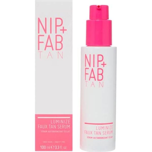 Vegan Nip+Fab Luminize Faux Tan Serum, Pink, 100 ml