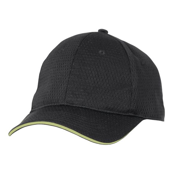 Chef Works Unisex Cool Vent Baseball Cap with Trim, Lime, One Size