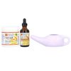 Neti Pot, Eco Sinus Cleansing System, 3 Piece Kit  NEW