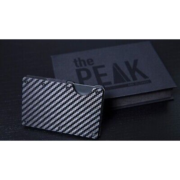 The Peak by Mr. Blonde & The Collective Carbon Fiber Wallet Clip Magic Trick