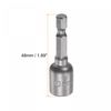 sourcing map Quick-Change Nut Driver Bit, 1/4" Hex Shank 10mm Magnetic Nut Setter Drill Bits, 1.89" Length, Metric