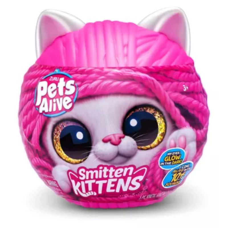 Zuru Pets Alive Peluche Smitten Kittens Plush Rosa | Meses sin interés