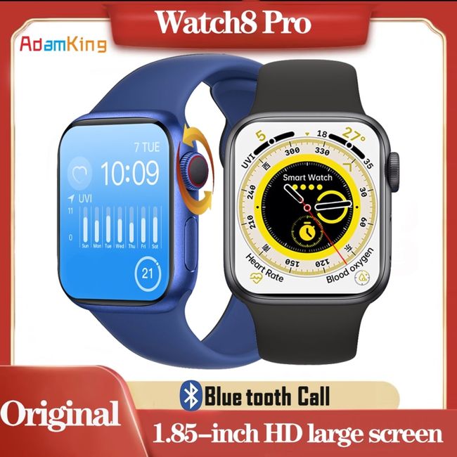 i8 Pro Max Full screen Smart Watch Series 8 For Men & Women (BLACK, Free  Size)