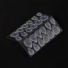 Double-Sided Tape for False Nails, Transparent, Toe Art, Fake Nail Clip, Jelly Tape, For Nail Art Sticker Decals, Double-Sided Adhesive, 720 Sheets (24 Pieces (x 30))