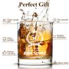 Joymaking Whiskey Glasses Gifts - 50 Years of Being Awesome, 50th Birthday Gifts Men Women, Mens 50th Birthday Gifts, 50th Birthday Decorations, Dad Uncle Gifts, 50th Birthday Gifts for Men 310ml