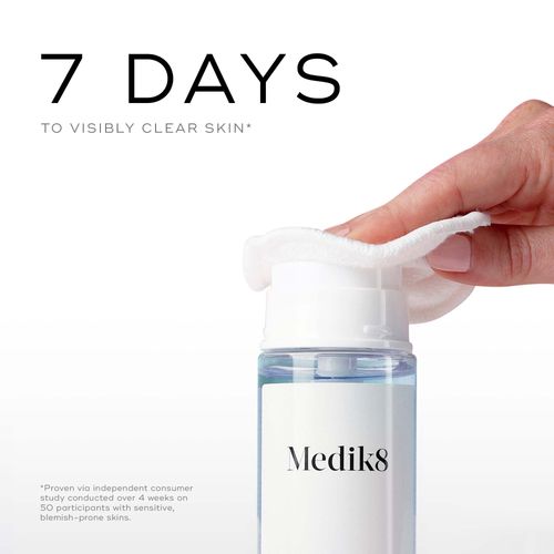 Medik8 Press & Clear Refill - Exfoliating 2% BHA Clarifying Toner - Salicylic & Tranexamic Acid - Reduces Blemishes, Blackheads & Oiliness - 150ml