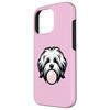 Hülle für iPhone 16 Pro Niedlicher Bubble Gun Hund