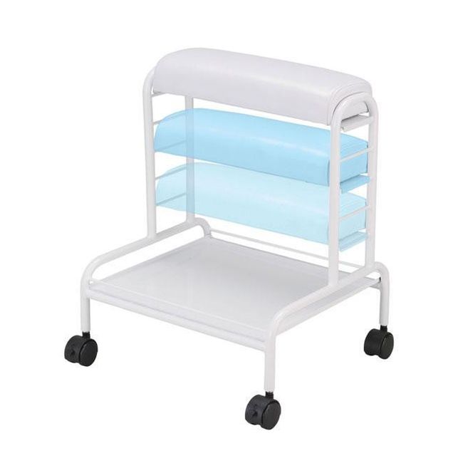 Foot Care Wagon H-75 White 58751 Height Adjustable Foot Stool Treatment  *Cannot be bundled