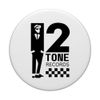 Two Tone Ska Music Checkerboard PopSockets Adhesive PopGrip