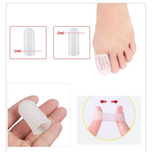 Natiform Toe Cap Gel Protectors (5 Pairs, Set of 10) Toe Protection