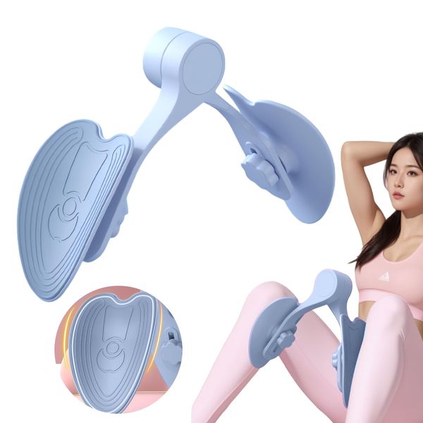 Thigh Master Kegel Pelvic Floor Muscle Training and Repair Device, Leg Beauty Clip, Leg Slimming Tool, Hip Beauty Clip, Pelvic Bone retraction Clip, Inner Thigh Clip (Blue)