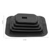 Naroote Gear Shift Gaiter Boot, Gear Shift Gaiter Shifter Boot, Multifunctional Automatic/Manual Transmission Shift Boot for Car