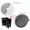 Protective Hood Cover 3″ Reflector Round Crystal w/ Bracket Photoeye Sensor NIR