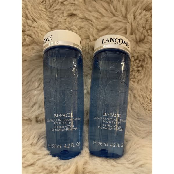 x2 Lancôme Bi-facil double action eye makeup remover 4.2oz each