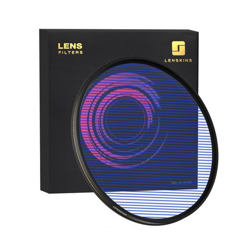 LENSKINS 82mm Variable Blue Streak Filter, Special Effects Lens Filter, Anamorphic Optical Glass, Multi-Resistant Coated, Light Flare Effect Filters for Camera Lens