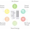 BN-LINK 5 Pack Wireless Remote Control Outlet Switch Power Plug In for lights