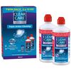 Clear Care Cleaning & Disinfecting Solution with Lens Case, Twin Pack,12 Fl Oz (Pack of 2)