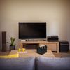 LONDO Leather Remote Control Organizer and Caddy with Tablet Slot