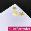 3000 Pack, Gold Star Stickers, Metallic Foil - 15mm