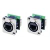 2 ProCraft PC-SVP594-DP Ethercon Cat 5 RJ45 Feed Through D Series Panel Jack