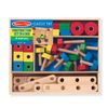 Melissa & Doug Wooden Construction Building Set in a Box (48 pcs)