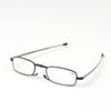 Reading Glasses 2 Pair Reader Compact Folding Magnify Glasses Black and Gunmetal (+2.5)
