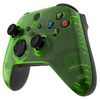 eXtremeRate Replacement Faceplate for Xbox Series X & S Controller - Personalize Your Control - Clear Green Custom Front Housing Shell for Xbox Core Wireless Controller [Controller NOT Included]