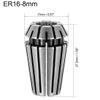 sourcing map ER16 8mm Spring Collet Chuck for CNC Engraving Machine Lathe Milling Tool