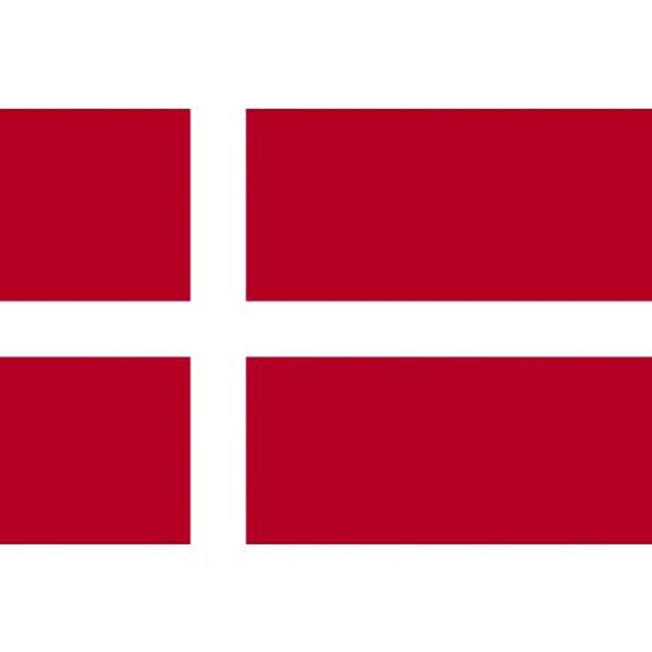 Denmark Tabletop Flag 6.3 x 9.4 inches (16 x 24 cm)