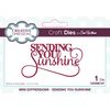 Sue Wilson - Mini Sentiments - Sending You Sunshine - Craft Die