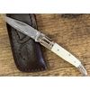Perkin Damascus Folding knife, Unlocking Blade