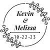 Ideal 400R Name, Date Custom Self Inking Stamp Rubber Stamp Ink Stamp