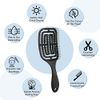 Vinabo Hair Brush, Hair Brush without Pulling, Detangling Brush, Suitable for Curls & Long Hair Hair Hair Brush for Wet and Dry Hair, Detangling Massage Brush for Women/Men/Children