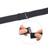10 Pcs Black Adjustable Elastic Bands Adjustable Straps for Making Wig Cap Accessories (1 x 12 Inch)