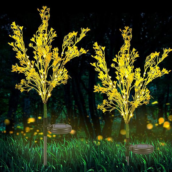 Neporal Solar Garden Lights Outdoor Decorative, Solar Flowers Lights Dusk to Dawn, Solar Garden Stake Lights Waterproof IP65, Solar Powered Flower Lights - Gardening Gifts for Women