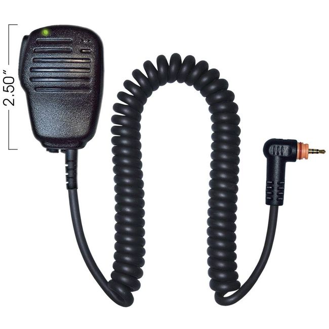 Klein Electronics Veteran-M8 Amplified Compact Speaker Mic for The Motorola TLK100 & SL Series Radios | Battery Powered Amplifier (Works with M8 Connector pin)