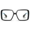 Oversized Blue Light Blocking Glasses Non Prescription Black Frame Eyeglasses