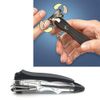 CAREOR 360 Degree Rotary Nail Clipper | Stainless Steel Sharp Blade Fingernail Toenail Clipper, Trimmer And Cutter Toe nail Clipper - Ergonomic Design To Easily Trim Finger And Toenails (Black)