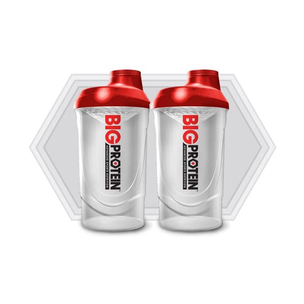 Rock and Baby 2 x manueller Mixer, 600 ml, für Smoothies, Getränke, Proteinshaker für Sportler, Flasche mit Sieb, BPA-frei, Flasche für Fitnessstudio, Sport