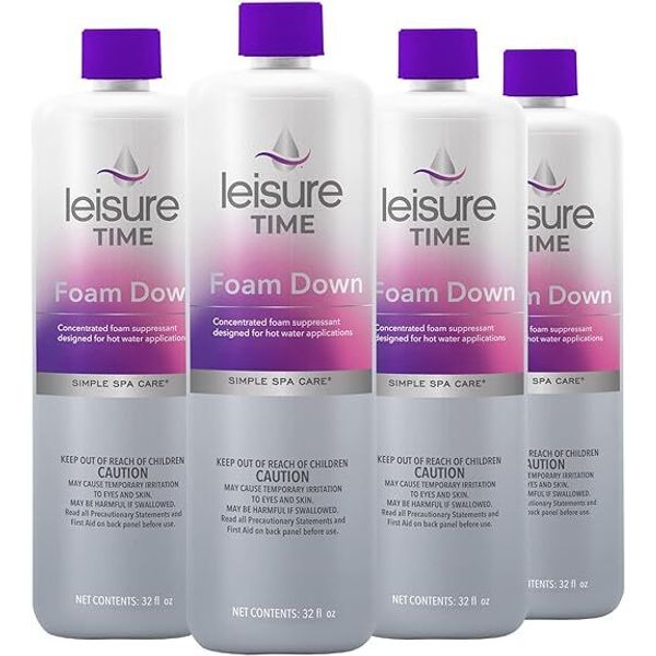 Leisure Time Spa Foam Down 32oz. (Pack of 4)