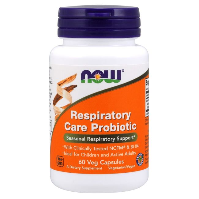 NOW Foods Respiratory Care Probiotic, 60 Veg Capsules