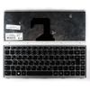 Power4Laptops German Layout Silver Frame Black Replacement Laptop Keyboard Compatible With Lenovo 25212406
