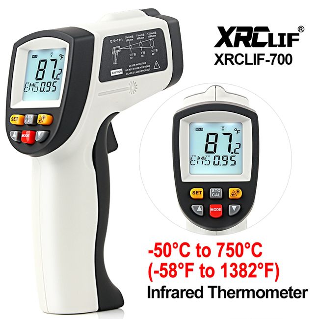 RZ Non-Contact Digital Infrared Thermometer Laser Temperature Gun