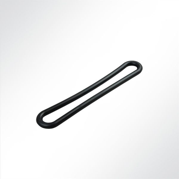 LYSEL® Rubber Tension Rings EPDM 200 mm Rubber Tension Ring Trailer Tarpaulin Tension Rubber Black (Pack of 100)