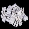 Ulable 30pcs White No Solding Welding Quick Cable Wire Connector No Screw Terminal Spring Clamp (2 bit)