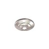 B&P Lamp® 3" Dia. Brass Vase Cap, Nickel Finish