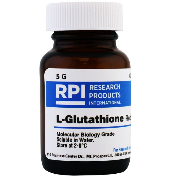 L-Glutathione, Reduced, Free Acid, 5 Grams