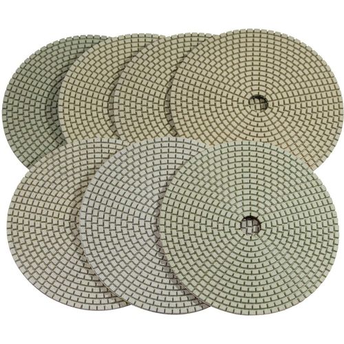 Stadea PPD116N 6" Dry Diamond Polishing Pads for Concrete Travertine Marble Terrazzo Floor Edges Countertop Polishing - Grit 800, Series Super C